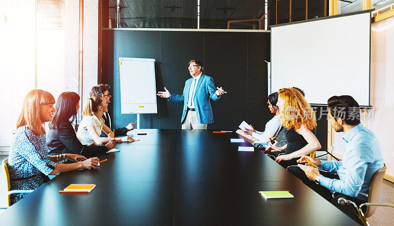 Group of business people, seminar, office, education